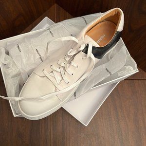 NIB Mens Nights Out white leather sneaker tennis shoe Size 13